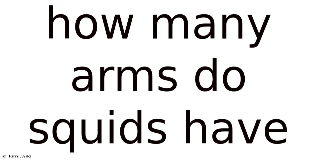 How Many Arms Do Squids Have