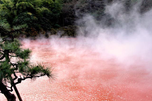 Hell pond in Beppu.
